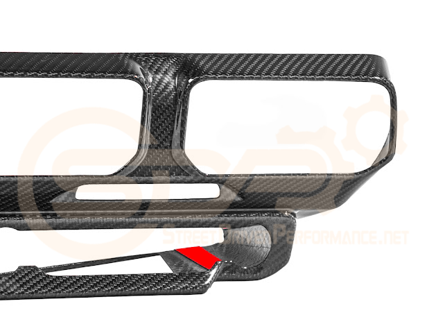 2024-UP FORD MUSTANG S650 | CARBON FIBER SINGLE SCREEN AC CONTROL CENTER SURROUNDING INTERIOR TRIM COVER